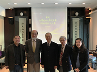 Prof. Lin Chung I (second from left), Vice-President of NCKU meets with Prof. Fok Tai-fai (middle), Pro-Vice Chancellor of CUHK and members from the University